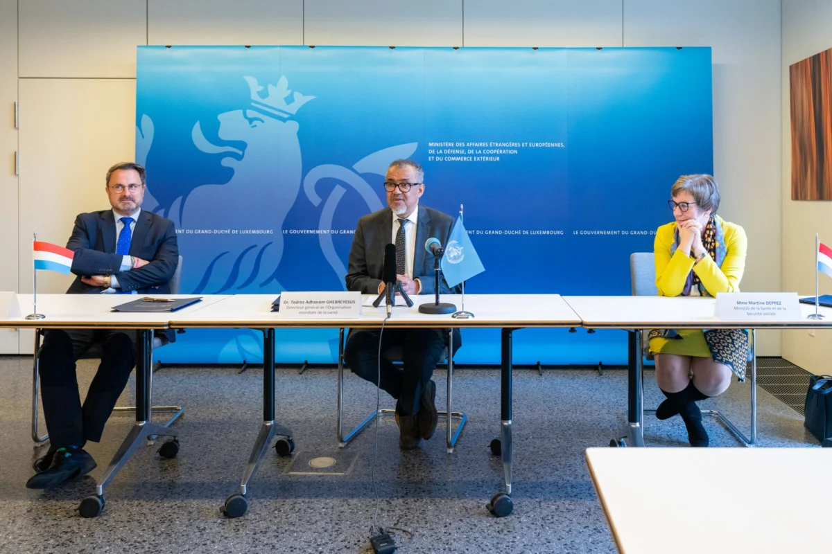 A Milestone for Global Health: Luxembourg and WHO Forge Historic €47.5 Million Partnership
