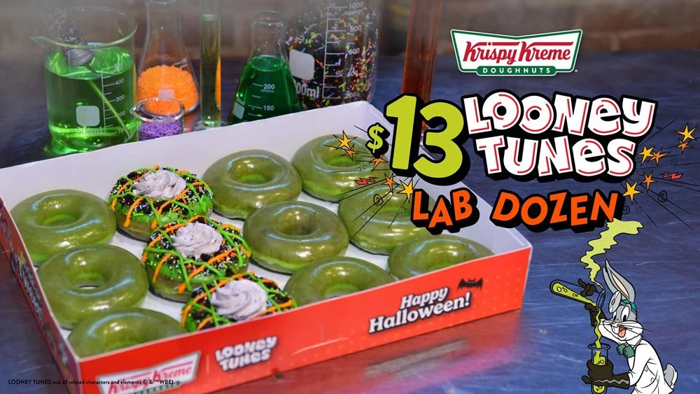 Krispy Kreme Conjures Halloween Magic: The Looney Tunes "Lab Dozen" Experiment