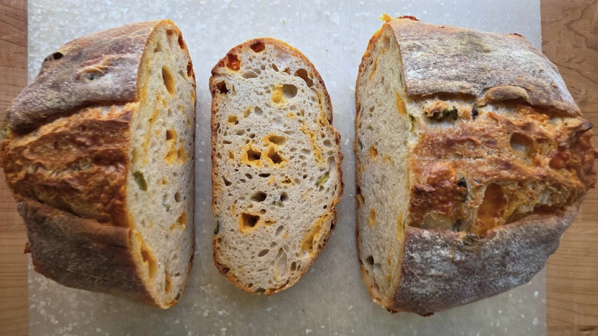 The Art of the Inclusion: Mastering the Cheddar Jalapeño Sourdough